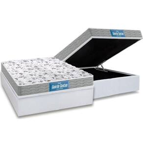Cama Box Baú Casal: Colchão Espuma Probel D45 / Ep Próextreme Plus Double Face + Base White(138X188)