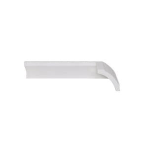 Kit com 30 Barras Rodateto de Poliestireno 5cm X 50mm Liso 60m Branco