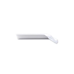 Kit com 30 Barras Rodateto de Poliestireno 4cm X 50mm Liso 60m Branco