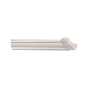 Kit com 30 Barras Rodateto de Poliestireno 4,5cm X 50mm Liso 60m Branco