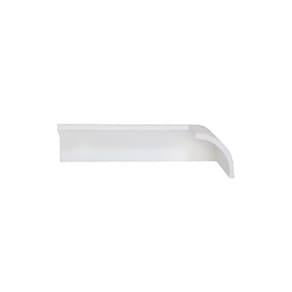 Kit com 20 Barras Rodateto de Poliestireno 6,5cm X 80mm Liso 40m Branco