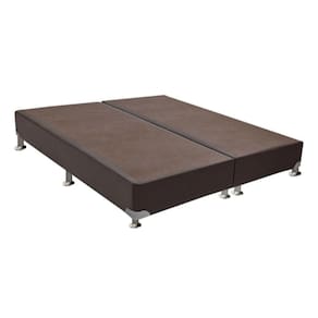 Cama Box Base Queen Universal Courano Brown (158x198x20) - Ortobom