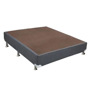 Cama Box Base Casal Universal Suede Gray (138x188x20) - Ortobom