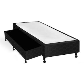 Cama Box Base C-auxiliar Universal Solteiro Poli Tecido Black (78x188x27) - Castor