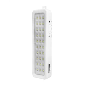 Luminária de Emergência 30 LEDs Pratic Tle 06 Bivolt Taschibra 6000K Luz Branca