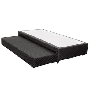Cama Box Base C-auxiliar Universal Solteiro Mh1453 Bordado Black (88x188x32) - Herval