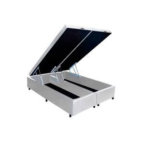 Cama Box Baú King Universal Courano White (193x203x35) - Costa Rica