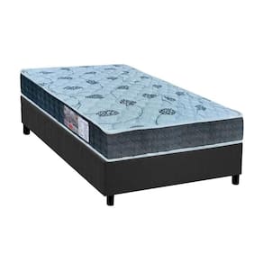 Cama Box Solteiro: Colchão Anatômico Orthoflex D45/Ep Cecina + Base Crc Suede Gray(88X188)