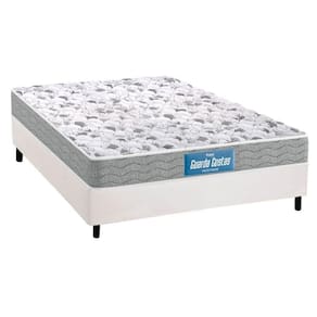 Cama Box Colchão Ortopédico Probel D/ep Guarda Costas Próextreme Double FaceBase Courano White