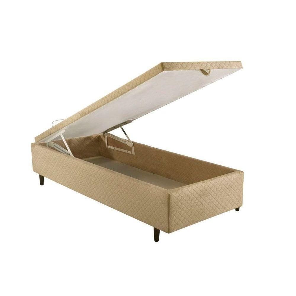 Cama Box Baú Universal Solteiro Mh1439 Bordado Clean (88x188x35) - Herval