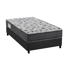 Cama Box Solteiro: Colchão Ortopédico Ortobom D33/Ep Anatômico Iso 100 Ultra Firme+Base Gray(78X188)