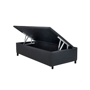 Cama Box Baú Universal Solteiro Courano Gray (88x188x35) - Costa Rica