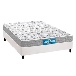 Cama Box Casal: Colchão Espuma Probel D45/Ep Próextreme Double Face + Base White(138X188)