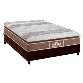 Cama Box Colchão Ortopédico Probel D33/ep Guarda Costas Próintense PlusBase Suede Brown(138x188)