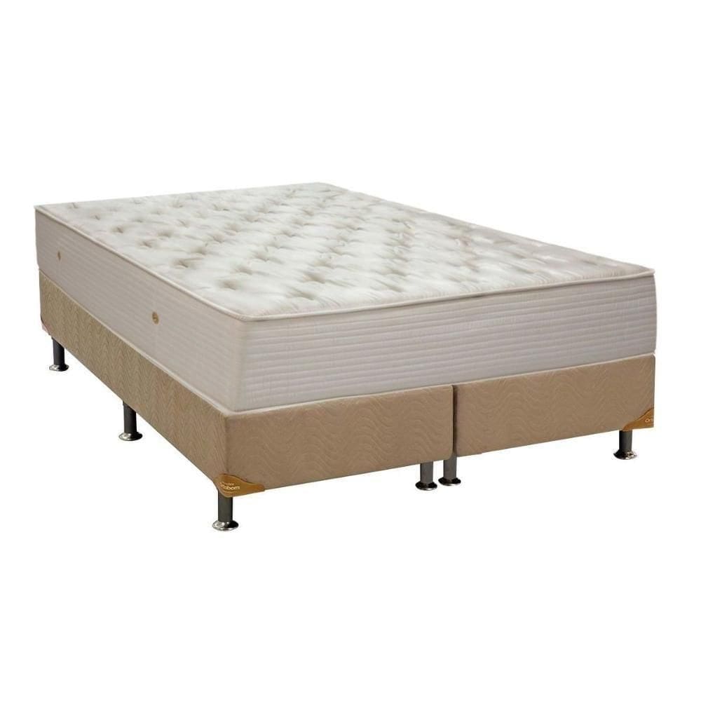 Cama Box Colchão Molas Ortobom Hotelaria Multilastic Orthotel SuperluxoBase Suede Clean(158x198)