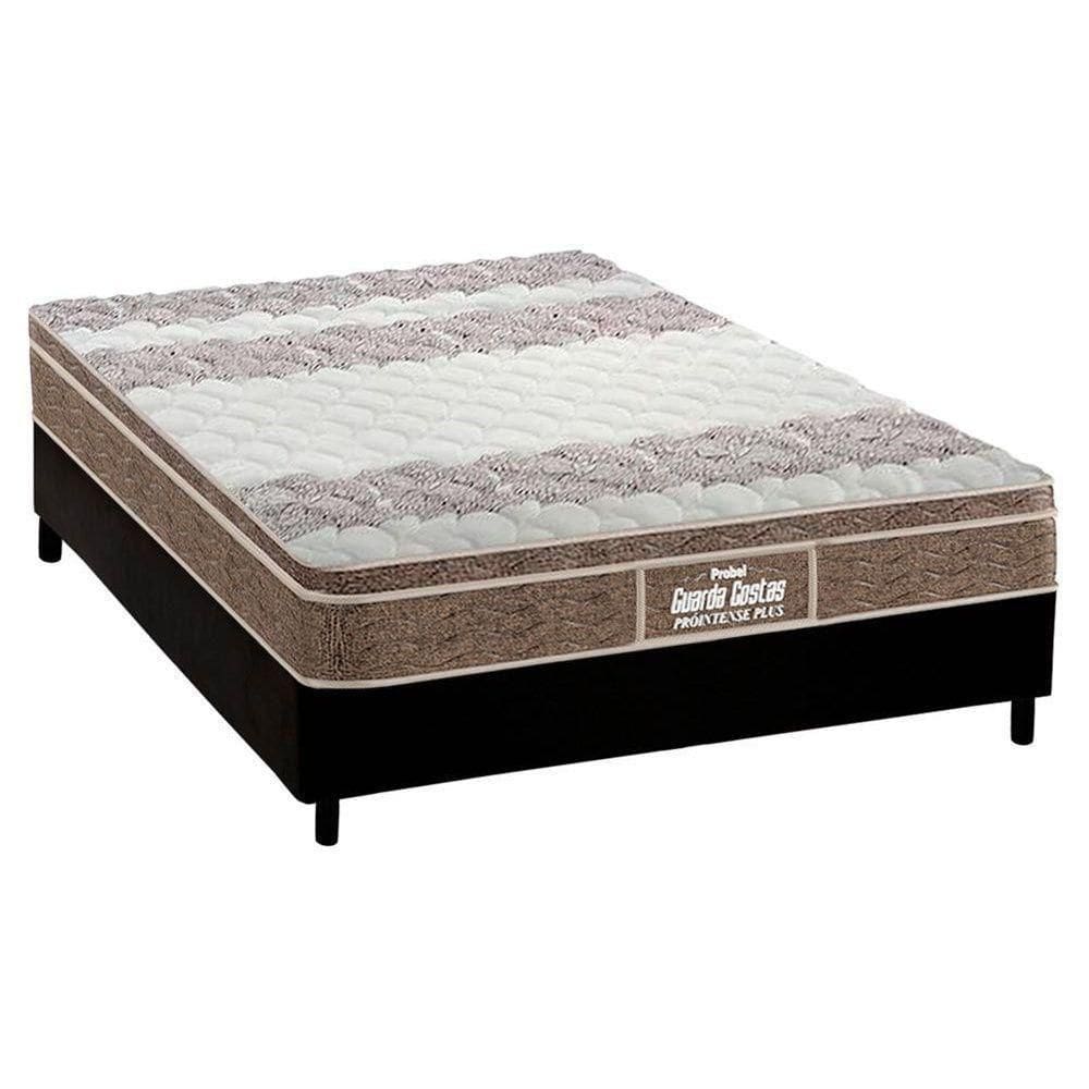 Cama Box Colchão Anatômico Probel D33/ep Guarda Costas Próintense PlusBase Suede Black(138x188)