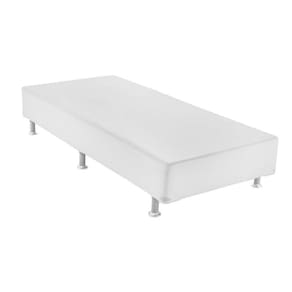 Cama Box Base Universal Solteiro Americana Courano White (78x188x23) - Ortobom