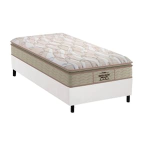 Cama Box Colchão Espuma Probel D33/ag65 Guarda Costas Extreme ResistenceBase Courano White(88x188)
