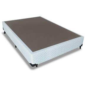 Cama Box Base Viúva Universal Tecido White (128x188x25) - Probel