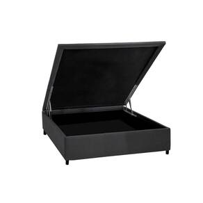 Cama Box Baú Universal Casal Courano Gray (138x188x35) - Costa Rica