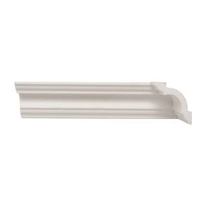 Kit com 20 Barras Rodateto de Poliestireno 3cm X 30mm Liso 40m Branco