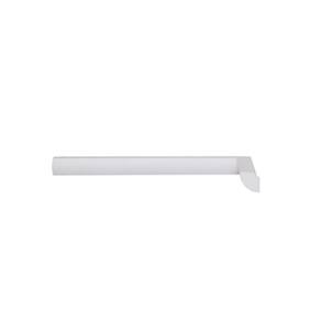 Kit com 30 Barras Rodateto de Poliestireno 2,0cm X 20mm Liso 60m Branco