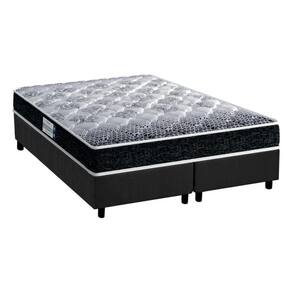 Cama Box Queen: Colchão Anatômico Probel D33/Ep Advanced Tech1500 + Base Crc Suede Gray(158X198)