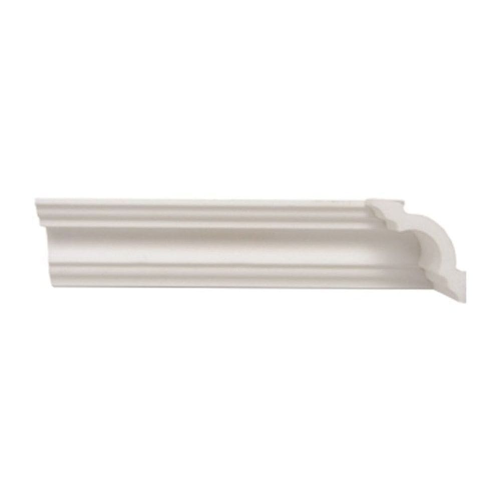 Kit com 30 Barras Rodateto de Poliestireno 3cm X 30mm Liso 60m Branco