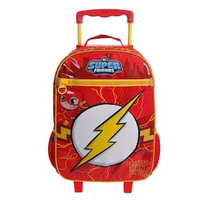 Mochila Rodinha Escolar Infantil Squeeze Flash Dc Dmw