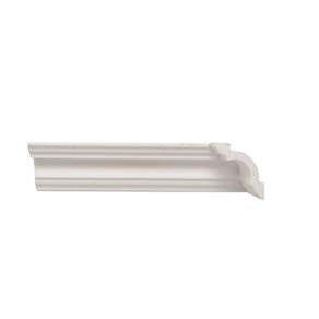 Kit com 20 Barras Rodateto de Poliestireno 5cm X 50mm Liso 40m Branco