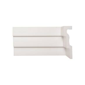 Kit com 30 Barras Rodateto de Poliestireno 12cm X 30mm Liso 60m Branco