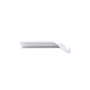 Kit com 10 Barras Rodateto de Poliestireno 4cm X 50mm Liso 20m Branco