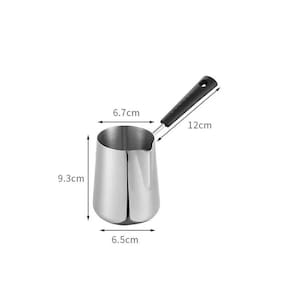 Pote De Café Turco com Bico De Derramamento Aço Inoxidável