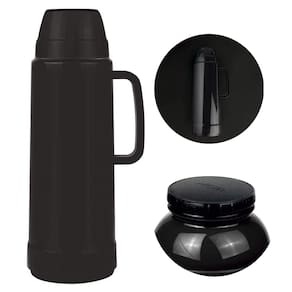 Garrafa Térmica Resistente 1 Litro - Mor 25100533 Cor Preta