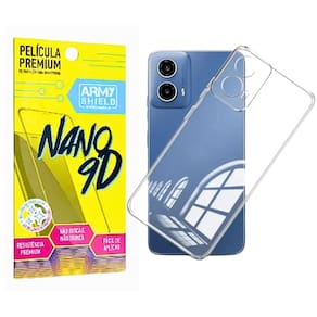 Capa Moto E14 + Película de Cerâmica Flexível - Armyshield