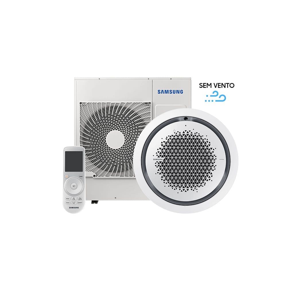 Ar Condicionado Inverter Cassete 360 WindFree com WiFi 36.000 BTUs Quente/Frio - 220V