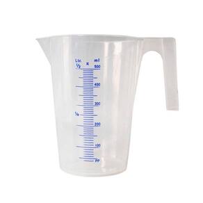 Jarra de Calibração de Polipropileno Branca 0,5L - Bremen 2162