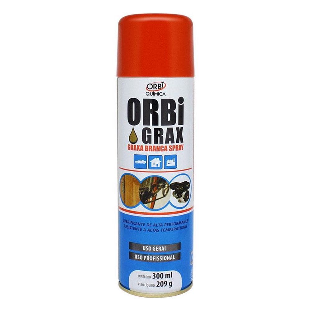 Graxa Branca Spray 300ml OrbiGrax - Orbi Química 1539