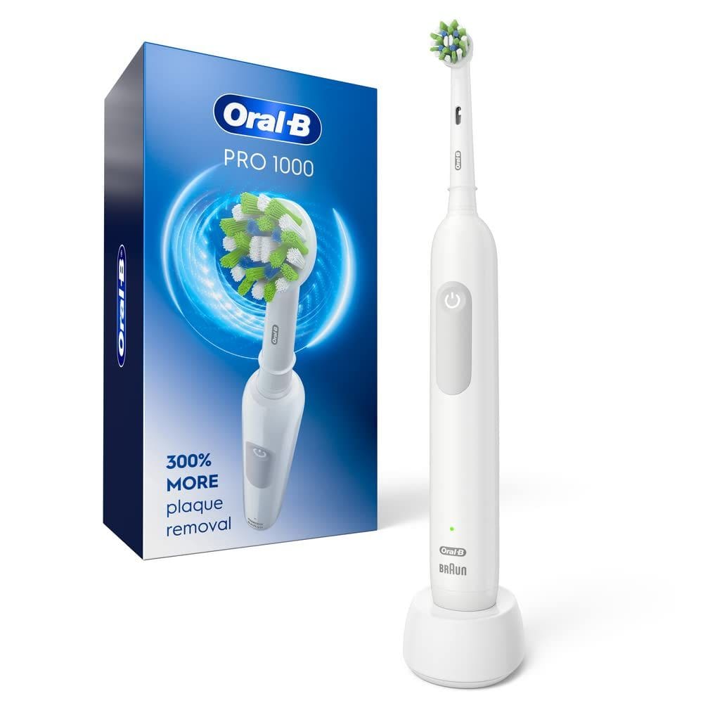 Escova de dentes elétrica Oral-B Pro 1000 Recarregável Branca