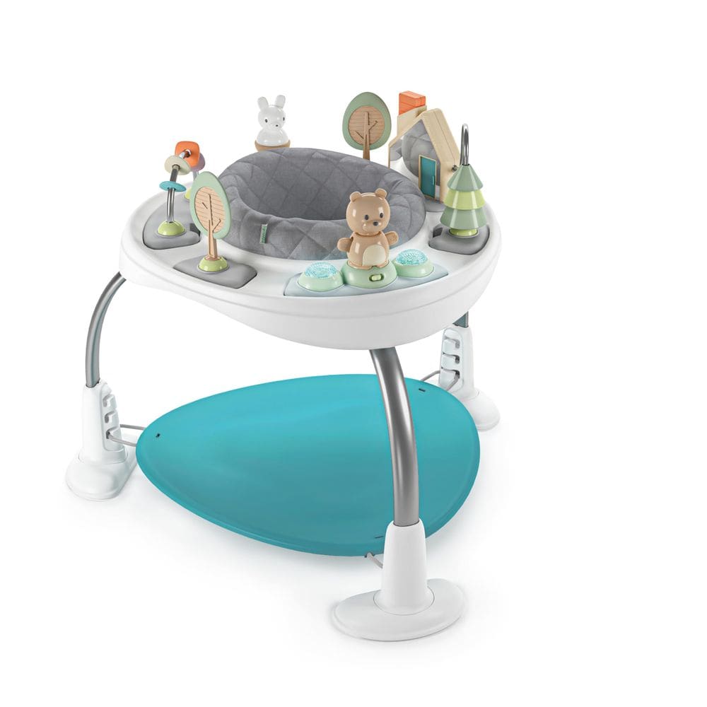 Centro de atividades para bebês Jumper and Table Ingenuity Spring & Sprout