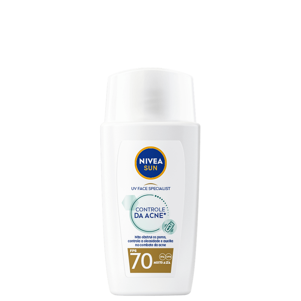 NIVEA Sun UV Face Specialist Controle de Acne FPS70 - Protetor Solar Facial 40ml
