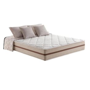 Cama Box Casal 138 Tecido Marrom Com Colchão Pillow Angel Bello Box Molas 62x138x188