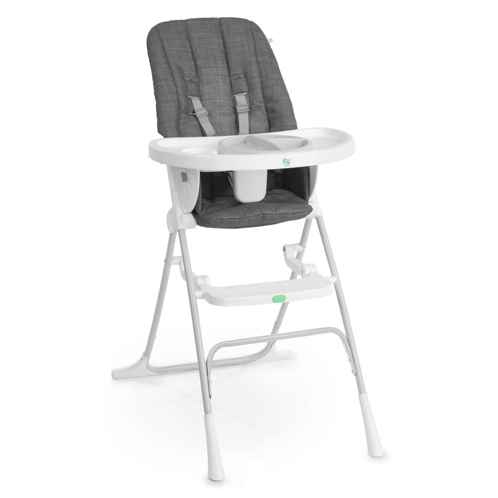 Cadeira alta dobrável compacta Ingenuity City Sun Valley Grey