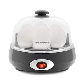 Elite Gourmet Cozedor De Ovos Rápido 7 Ovos Com Timer E Desligamento Automático