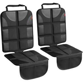 Protetor de assento de carro Helteko XL, pacote com 2 unidades, impermeável, preto