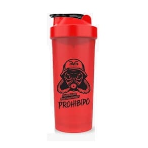 Coqueteleira Prohibido (600ml) - Cor: Vermelha