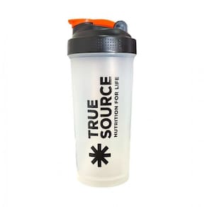 Coqueteleira Slim (600ml) - Cor: Transparente Tampa Preta