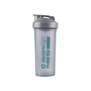 Coqueteleira Pense Como Atleta (600ml) - Cor: Cinza