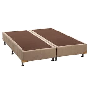 Cama Box Base King Universal Suede Clean (186x198x20) - Ortobom