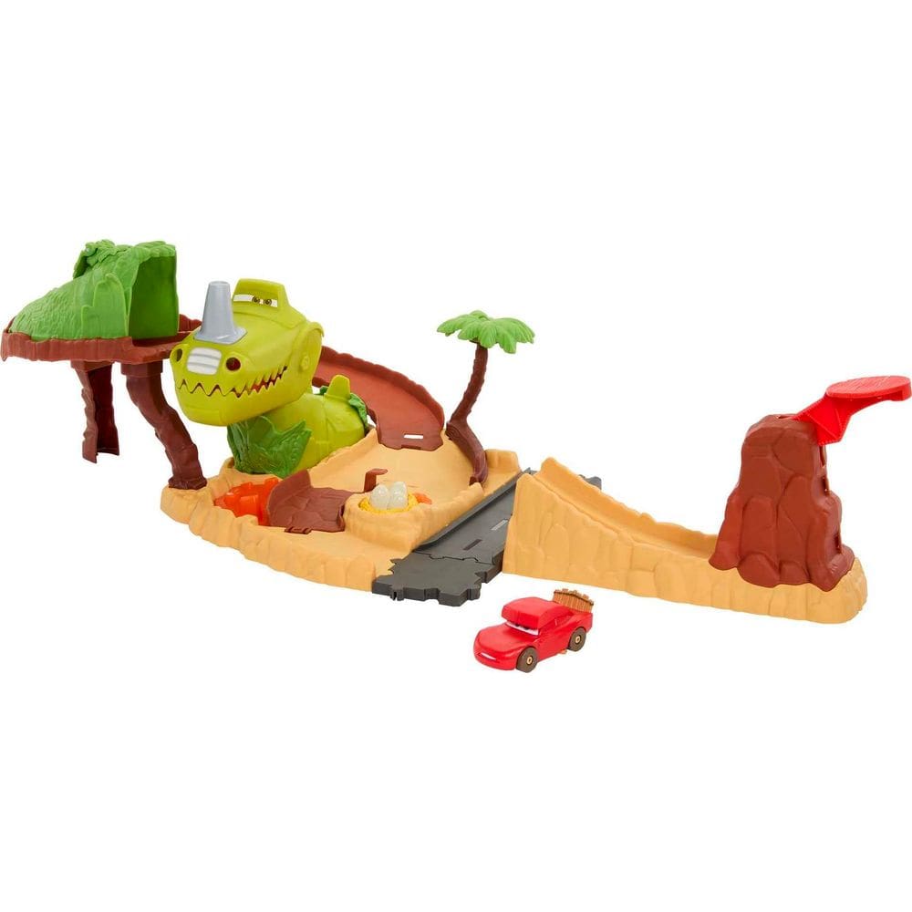 Playset Mattel Disney Pixar Cars Dinosaur Playground com carro